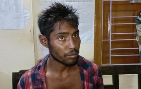 A thief was arrested by Teliamura PS Police while stealing a 14-wheeler lorry from Bishalgarh area A thief was arrested by Teliamura PS Police while stealing a 14-wheeler lorry from Bishalgarh area